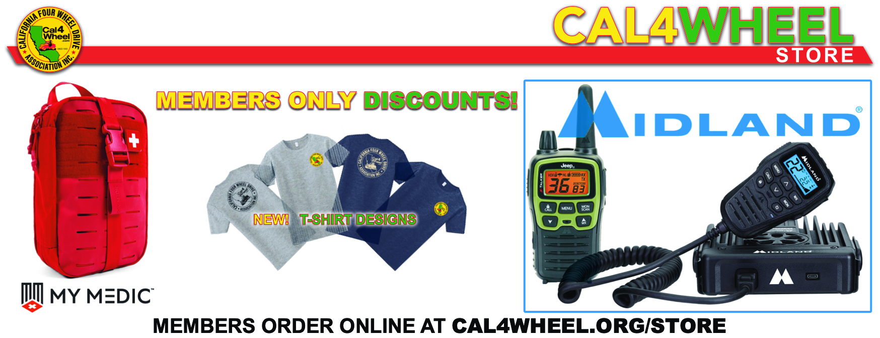 Get your Cal4Wheel gear here