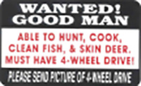 Wanted Good Man Decal